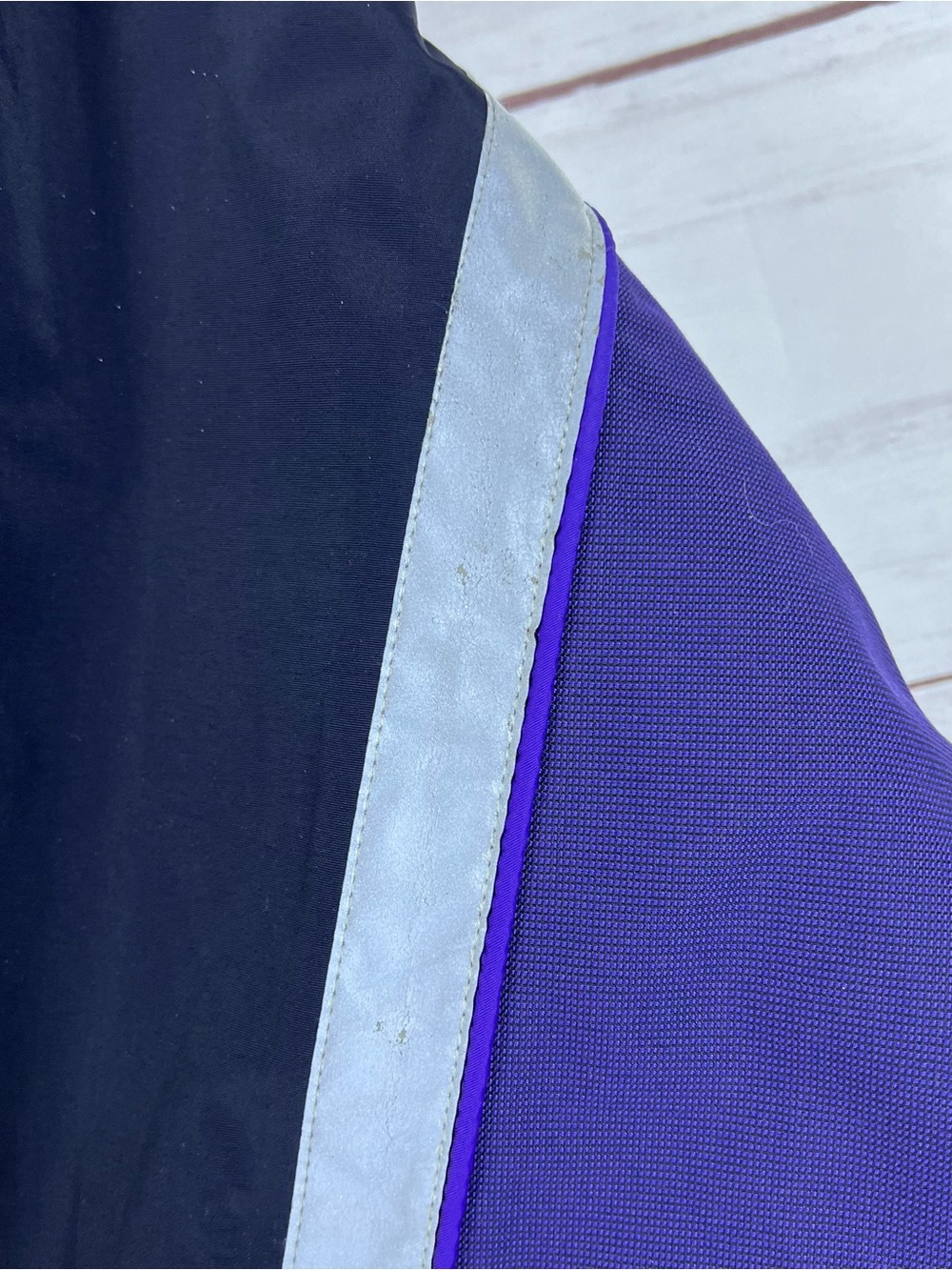 FedEx Stan Herman VF Imagewear Reflective Rain Coat Windbreaker Hooded Zip Sz L - Picture 9 of 11